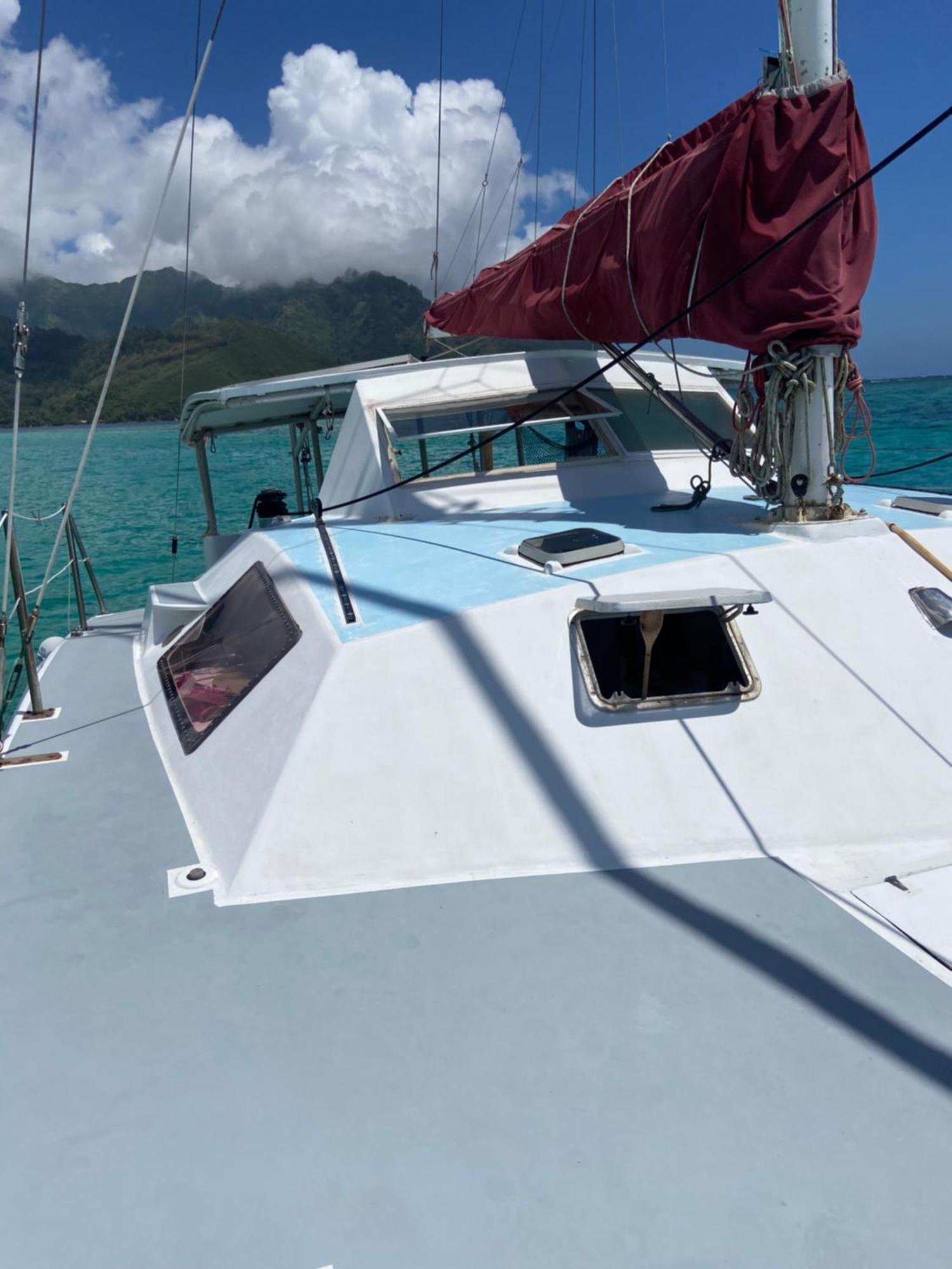 Catamaran Amaya - Sejour Insolite Sur Le Lagon De Moorea Hauru Extérieur photo