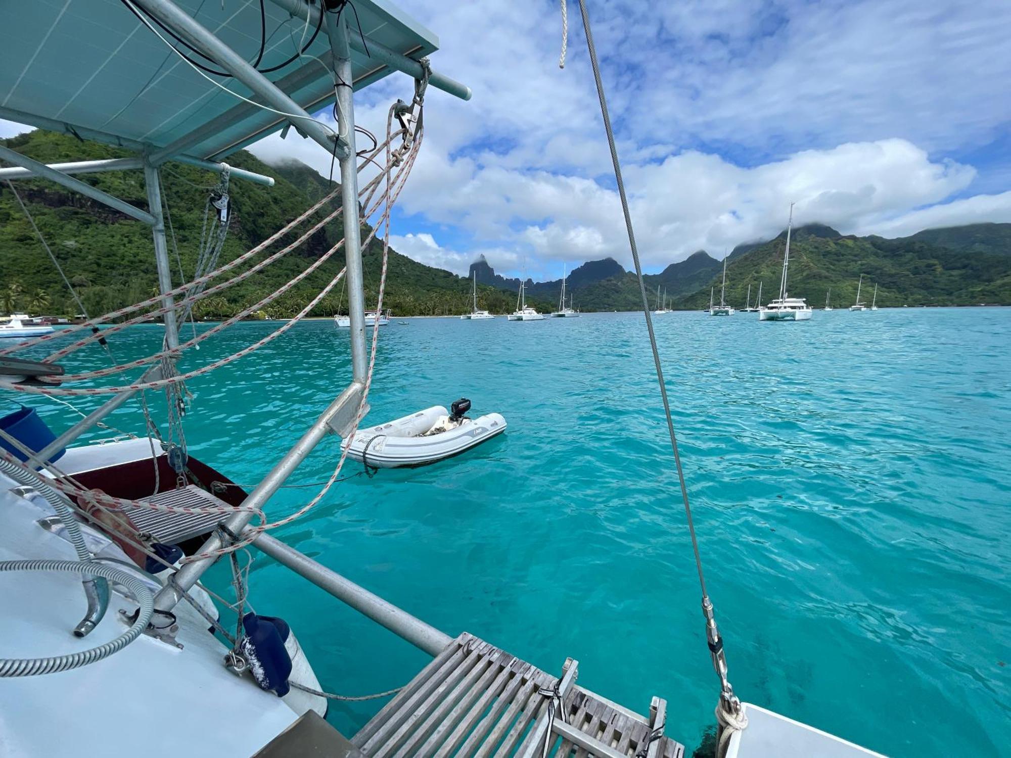 Catamaran Amaya - Sejour Insolite Sur Le Lagon De Moorea Hauru Extérieur photo